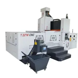 Linear Guideway Vertical Precision CNC Gantry Milling Machine High Speed Drilling Power Head