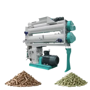 SZLH420 Chicken Processing Feed Animal Animals Feeds Mill Machines Poultry Production Fish Granulator Pellet Machine
