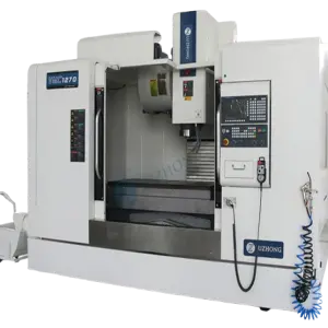 VMC1270 5 Axis CNC Desktop Vertical Machining Center High Precision Ball Rail Milling Machine Single BT50 Spindle Used Gear