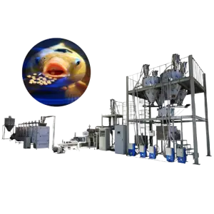 Fully Automatic Fish Food Production Line Fish Feed Machinery Ornamental Fish Feed Processing Line