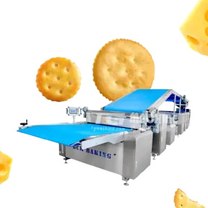 Full Automatic Multifunctional Advanced Type Biscuits Production Line Condition-For Efficient Nuts Flour Milk Water