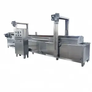 Industrial Oil Fryer Gas Electric Frying Production Line Fully Automatic Deep Fryer for Chips Chicken Vegetable