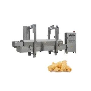 Stainless Steel Electric Dumpling Fryer Conveyor Belt Fryer for Sausage Pani Puri Chips Pani Chips Stainless Steel