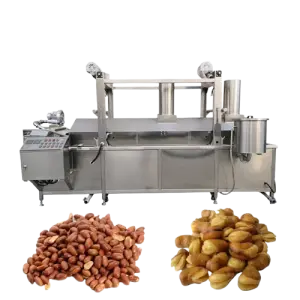 Full Automatic Fryer Production Line Chips Continuous Frying Machine Deep Fryer Fryums Plant Fried Snacks Processing Line