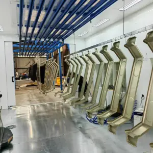 Manual Powder Coating Plant System Competitive Production Line