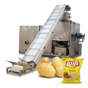 Fully Automatic Production Line for French Fries and Chips Frying