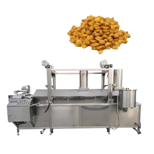 Automatic Donut Dumpling Samosa Frying Machine Banana Potato Chips Soya Bean Electric Gas Deep Fryer