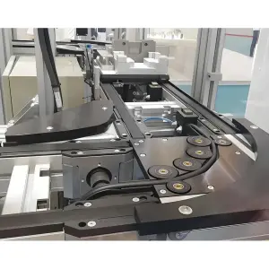 Chain Adjustable Speed Production Line Transport Equipment Aluminum Profile Assembly Pallet Conveyor