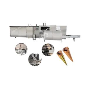Commercial Icecream Crisy Biscuit Cone Maker Waffle Ice Cream Cone Making Machine for