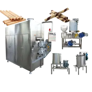 Snack Wafer Stick Maker Machine for Small Businesses Spring Roll Production Line Machinery Industry Equipment Machines