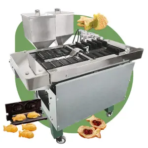 18000w  Mini Walnut Waffle Machine Fish Cake Shape Manjoo Corn Manju Maker