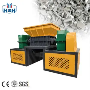 Scrap Metal Shredder Electric Cable Shredder Easy Can Twin-shaft Shredder