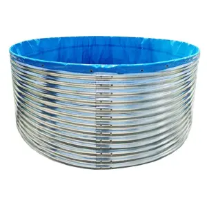 14000 Liter Diameter 4m X Height 1.15m Fish Farming Equipment Pond Recirculating Aquaculture System Ras Aquaculture Tank