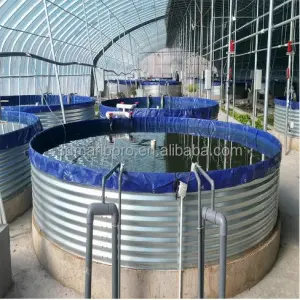 Aquaculture System Equipment Plastic Fish Farm Tanks for Fish Shrimp Tilapia Fisheries