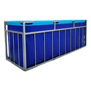 Fish Tank Aquaculture System Equipment Rectangle Fish Tank Biofloc Tank Commercial Fish Farming