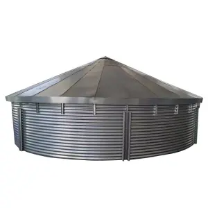 Aquaculture Reservoir Fish Tank PVC Tarpaulin Lining Galvanized Steel Rain Water Storage Tank Galvanized Steel Water Tank