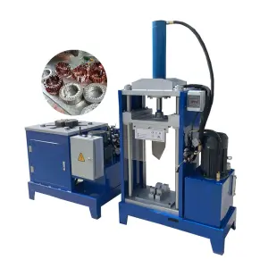 Electric Motor Recycling Machine Stator Winding Pulling Scrap Copper Wire Cutting Equipment