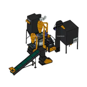 E-Waste Recycling Granulator Machine Core Components of Motor & Engine for PCB Waste Treatment Recycling