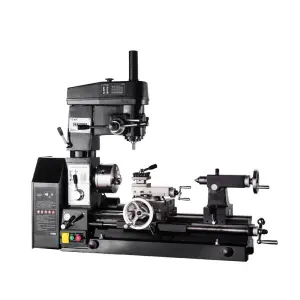 CT300 All-Metal Milling Lathe Small Multi-Function Desktop Drill Lathe Household Machine Tool Equipment