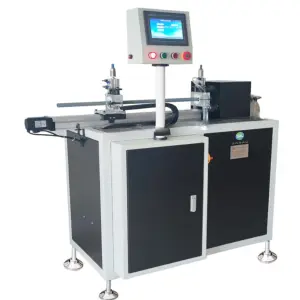 Automatic PE PVC Hard Tube Cutting Machine With Servo Screw Feed Plastic Rigid Pipe Rotary Cutting Without Burr