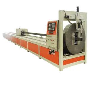 Full-automatic CNC Plasma Pipe Cutting Machine for square and Channel Steel Materials with Automatic Feeding System