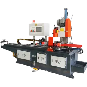 Metal Tube Cutting Machine Automatic Servo Cnc Pipe Profile Cutting Machine With High Feeding Precision