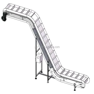 YA-VA Food Industry Modular Design Modular Belt System Z Type Inclined Belt Conveyor