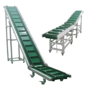 T0824 Automatic Z Type Belt Conveyor System Incline Bucket Elevator Lifting Skirt Conveyor Includes Automatic Skirt Conveyor