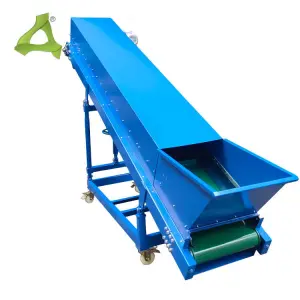 Automatic Feeding Conveyor System Waste Recycling Sorting Conveyor Belt Incline Bucket Elevator Lifting Sidewall Belt Conveyor