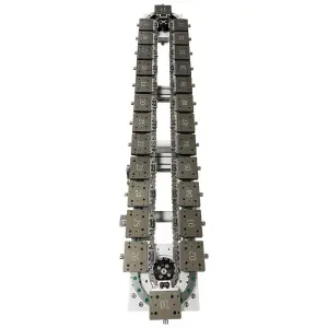 KNK Stainless Steel Chain Type Circular Guide Rail Indexing Conveyor for Automatic Assembly Line Precision Link Conveyor