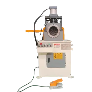 Outlet 180 Pneumatic Pipe Tube Beveling Chamfering Machine Rod Bar End Chamfering Machine for Sheet Metal
