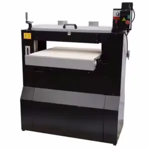 Portable Table Belt Sander Efficient Wood Slab Flattening Machine 660MM Maximum Sanding Width Vertical Circular Saw Motor