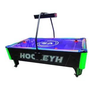Coin-operated Hockey Table LED-effect Fluid Power Ice Hockey Shooting Game Machine Commercial and Home Entertainment