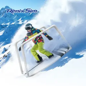 9D VR Game Motion Ski Simulator VR Surfing Gaming Simulator
