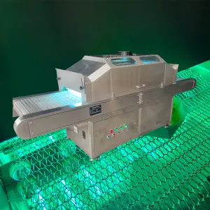 3KW UVC High Power 220V Sterilization Machines Surface Disinfection Conveyor Belt UV Sterilizing Cake Tunnel