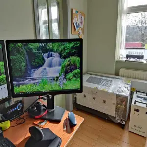 Reci Tube Rubber Stamp Ceramic Mug GlassHT460 Laser Engraving Machine Keychain Keyboard Marking