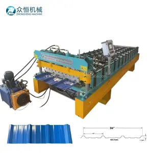 Manufacture Roof Trapezoidal Roll Forming Machine Tile Making Machinery