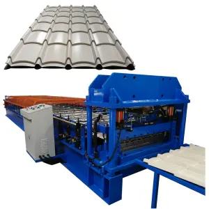 High Speed Glazed Tile Making Machinery Manufacturing Plant Reliance Roll Forming Machines