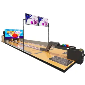 Indoor Mini Bowling Entertainment Equipment Synthetic Bowling Lanes for Kids and Adult