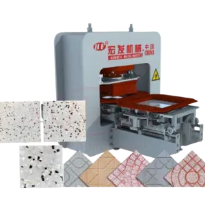 Cement Terrazzo Floor Tile Making Machine Terrazzo Tile Press Machine Paving Brick Color Fiber Cement Roof Tile Making Machine
