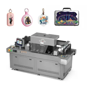 Rainbow Full Colors One Single Pass Printer Digital Carton Package Printer Uv Paper Bags Cup Sleeve Corrugated Printing Machine