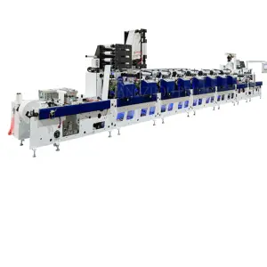 Adhesive Label Flexographic Printing Machine Roll to Roll Digital UV Sticker Label Flexo Printing Machine for Package