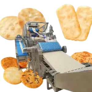 Rice Snack Machine Production Line for Puffed Rice Cake & Biscuit Grain & Flour Product Making Machine