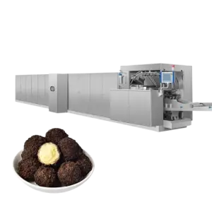 Full Automatic Chocolate Wafer Machine / Chocolate Ball Wafer Production Line