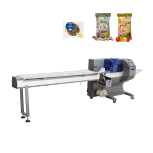 Fully Automatic Pillow Packaging Machine Flow Pack Machine Wrapping Machine for Bread Candy