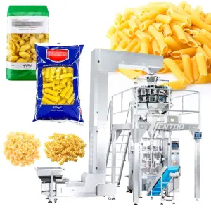 Automatic Vertical Gusset Bag Rotini Conchiglie Penne Macaroni Pasta Packing Machine