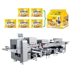 Supply Automatic Instant Noodle Bag Packing Machine Mechanical Wood Case Packaging Motor and Gear Core Components
