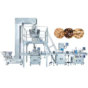 Automatic Production Line Coffee Beans Filling Packaging Machine Chips Filling Line