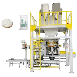 25kg-50kg Automatic Powder Bagging Machine Industrial Weighing Filling Packaging Line