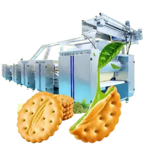 Automatic Biscuit Production Line Sandwich Biscuit Machine Support Customized Hard Biscuit Making Machine